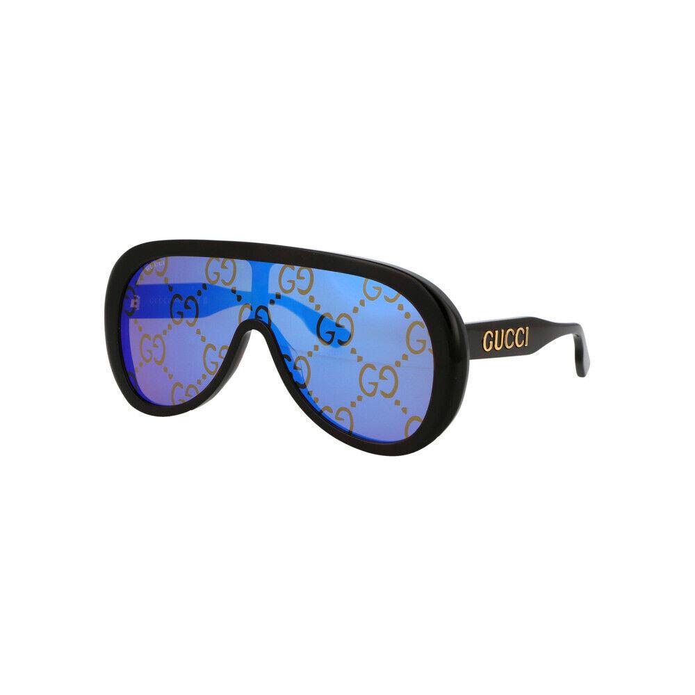 Gucci GG1370S 002 Havana/blue Mirror with Pattern 99MM JA