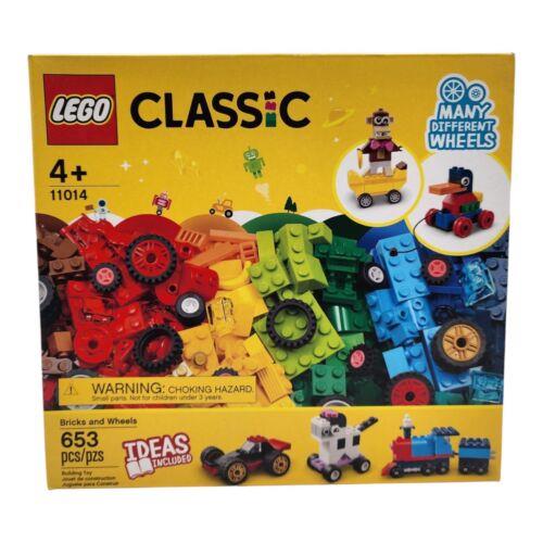 Lego 11014 Classic Bricks and Wheels 653 Pcs Toy Set W/ Idea Book