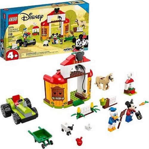 Lego Disney Mickey Mouse Donald Duck`s Farm Building Set 10775 118 Piece