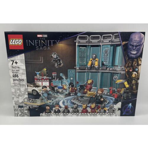 Lego Marvel The Infinity Saga Iron Man Armory 76216