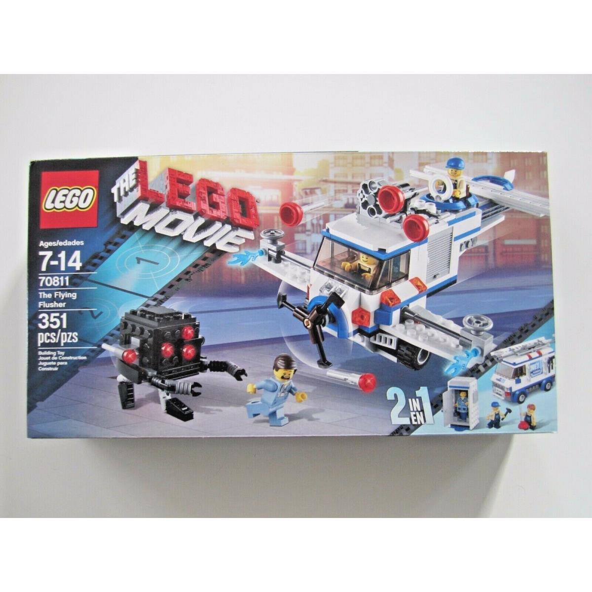 70811 Lego The Lego Movie The Flying Flusher 351 Pieces N Box
