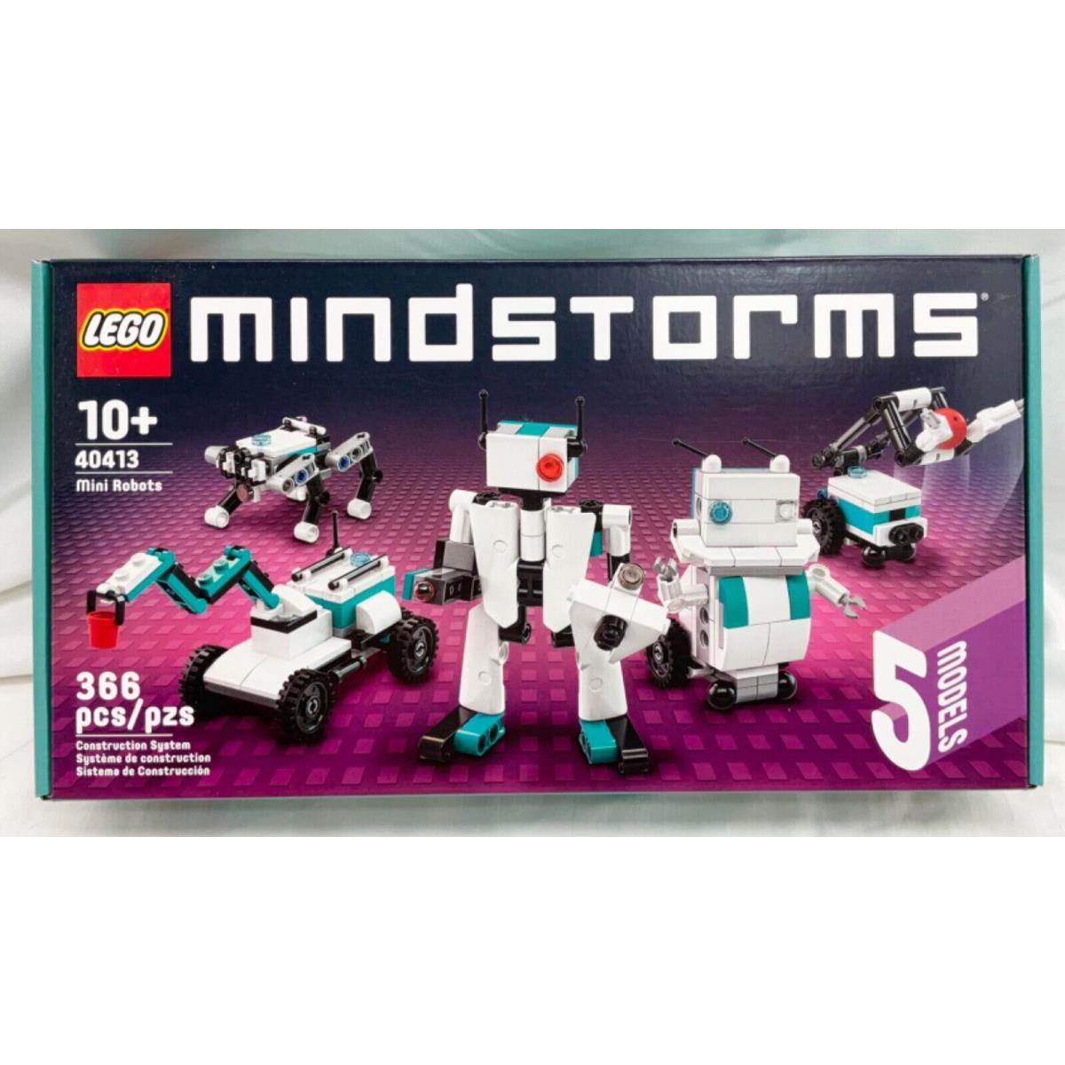 Lego Mindstorms 5 Mini Robots 366 Pieces Set 40413 Promotional Gift Retired Edt