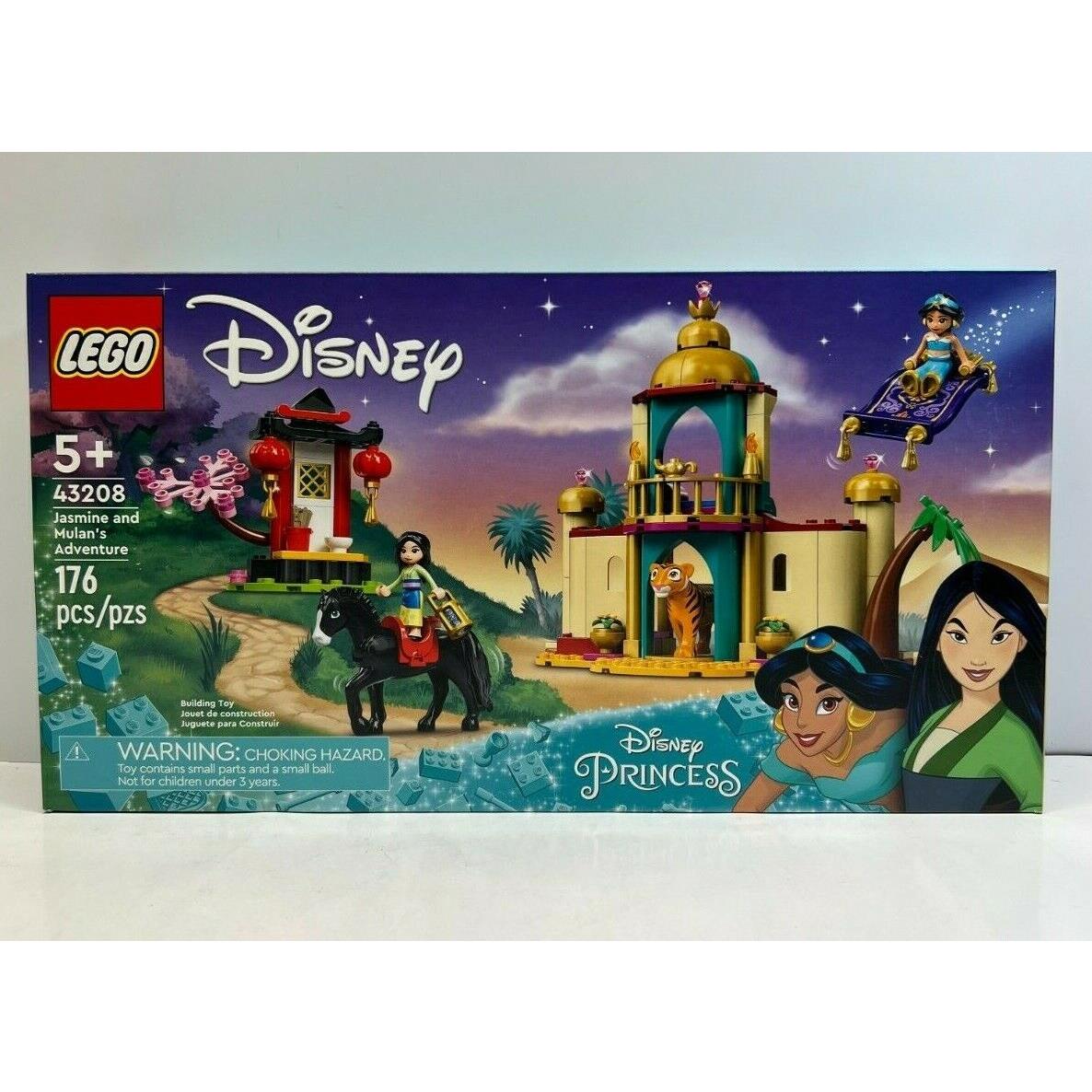 Lego Disney Princess Jasmine and Mulan Adventure 43208 Building Set