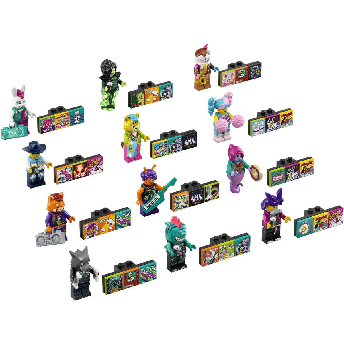 Lego 43101 - Complete Set OF 12 - Vidiyo Bandmates - Series 1
