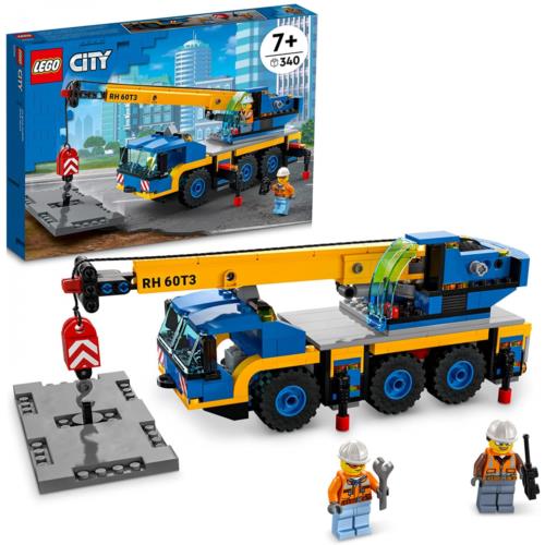 Lego City Mobile Crane 60324 Building Kit 340 Pieces