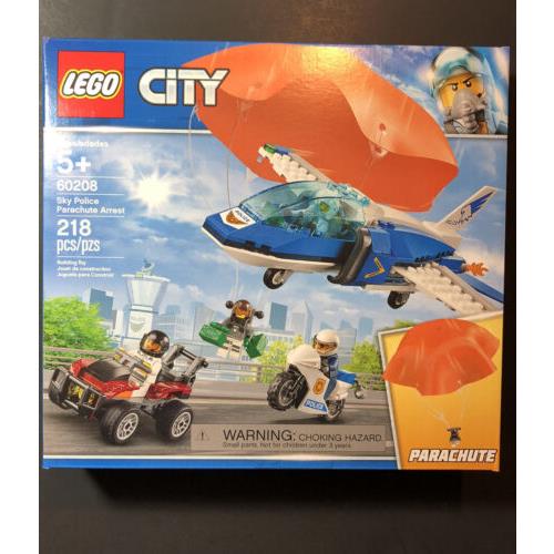 Lego City Set 60208 Sky Police Parachute Arrest