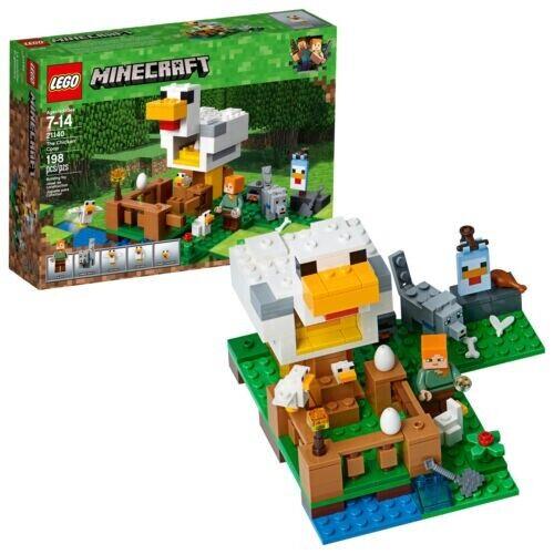 Lego Minecraft The Chicken Coop 21140 Building Kit 198 Pieces Retired Set