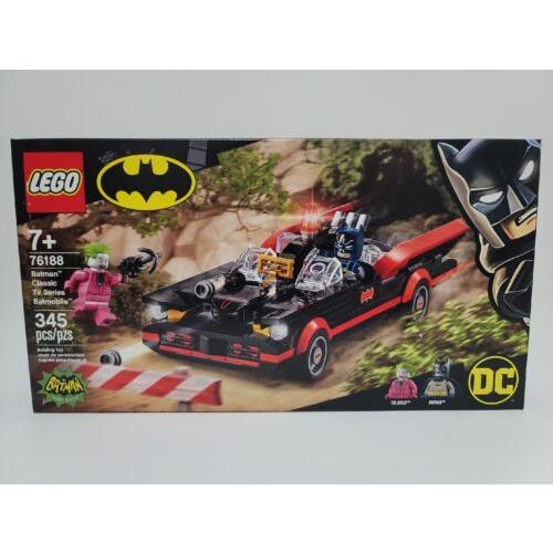 Lego DC Comics Set 76188 Batman Classic TV Series Batmobile W/ Joker and Batman