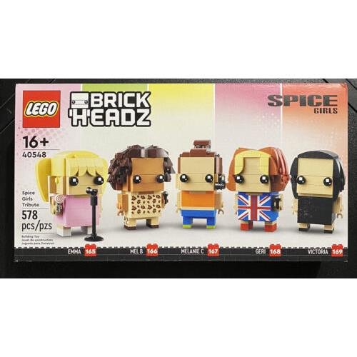 Lego Brickheadz Spice Girls Tribute 25th Anniversary Spice World Limited Edition