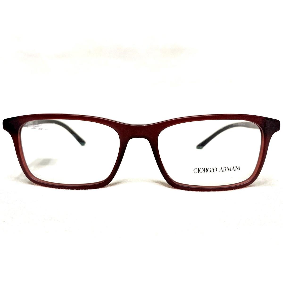 Giorgio Armani AR7145 5624 Mens Matte Red Rectangle Eyeglasses Frames 53/17