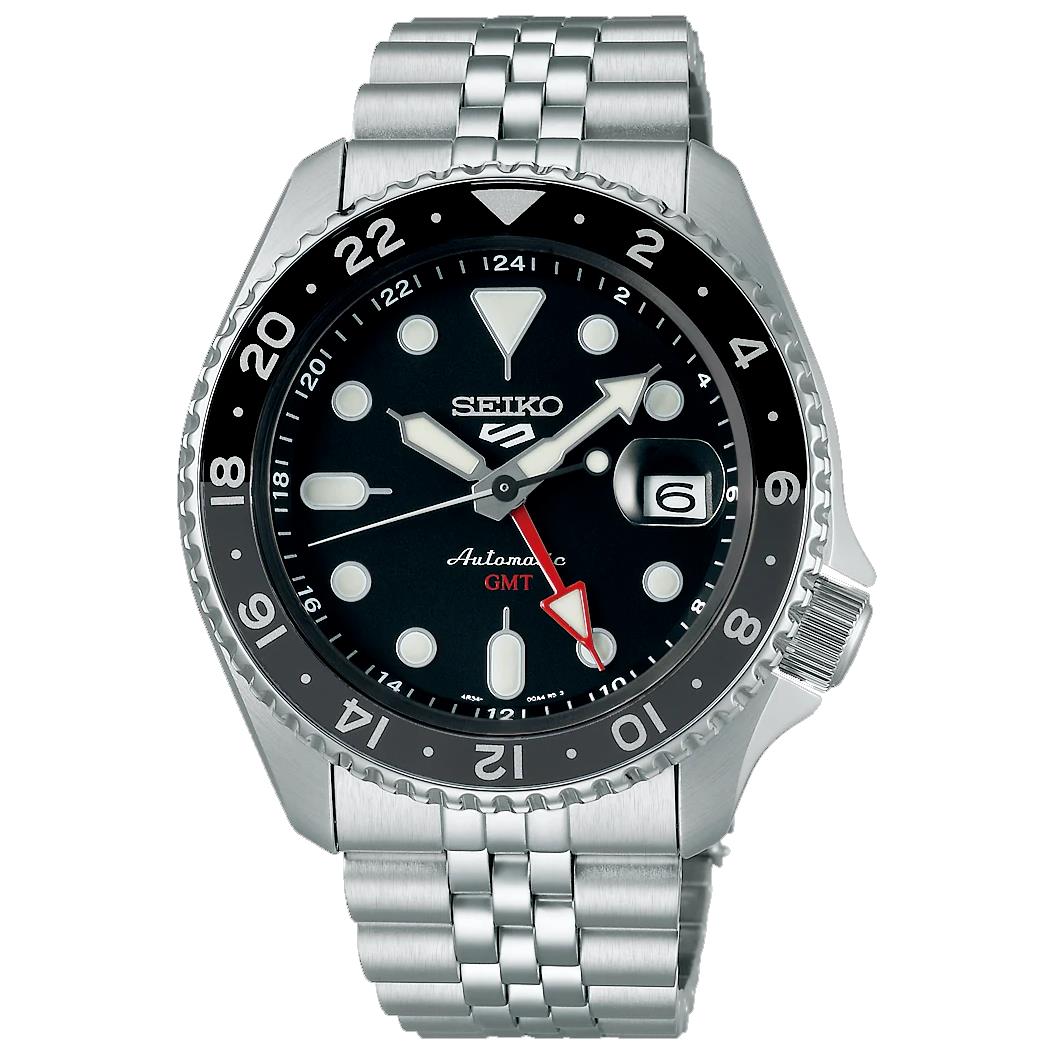 Seiko Men`s 5 Sports Skx Sports Style Gmt Series Steel Bracelet Watch SSK001