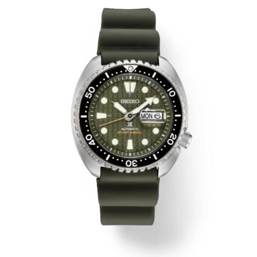 Seiko Prospex Automatic Diver Rotating Bezel 45.0 mm Green Dial Men`s Watch