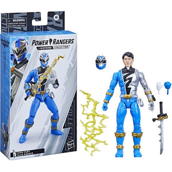 Power Rangers Lightning Collection - Dino Fury Blue Ranger Hasbro Action Figure