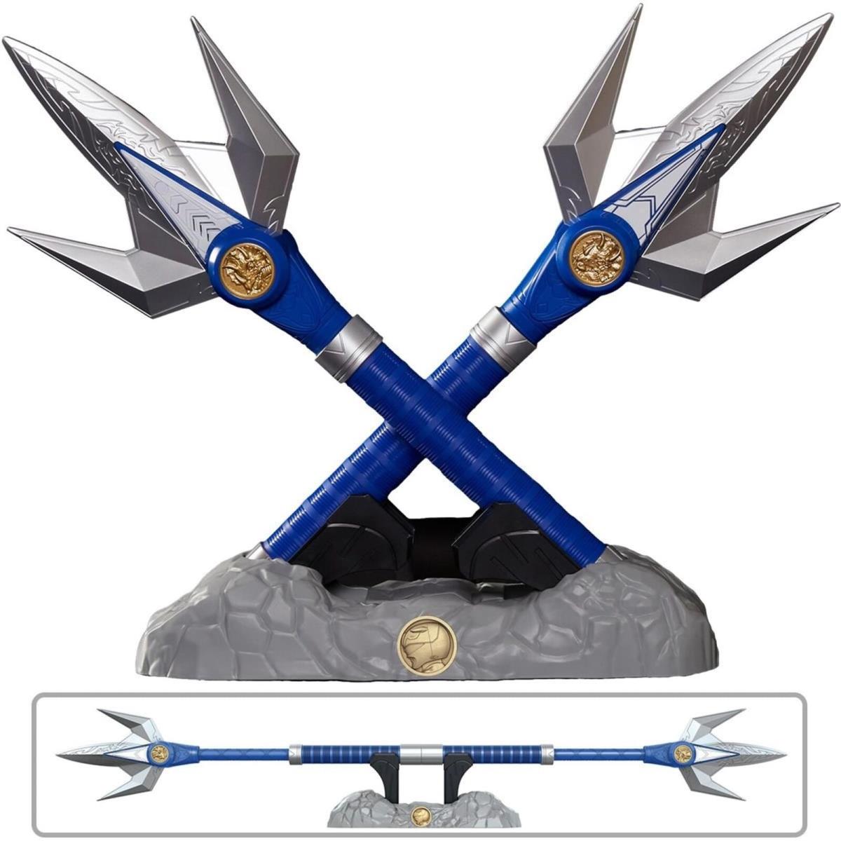 Power Rangers Lightning Collection Might Morphin Blue Ranger Power Lance