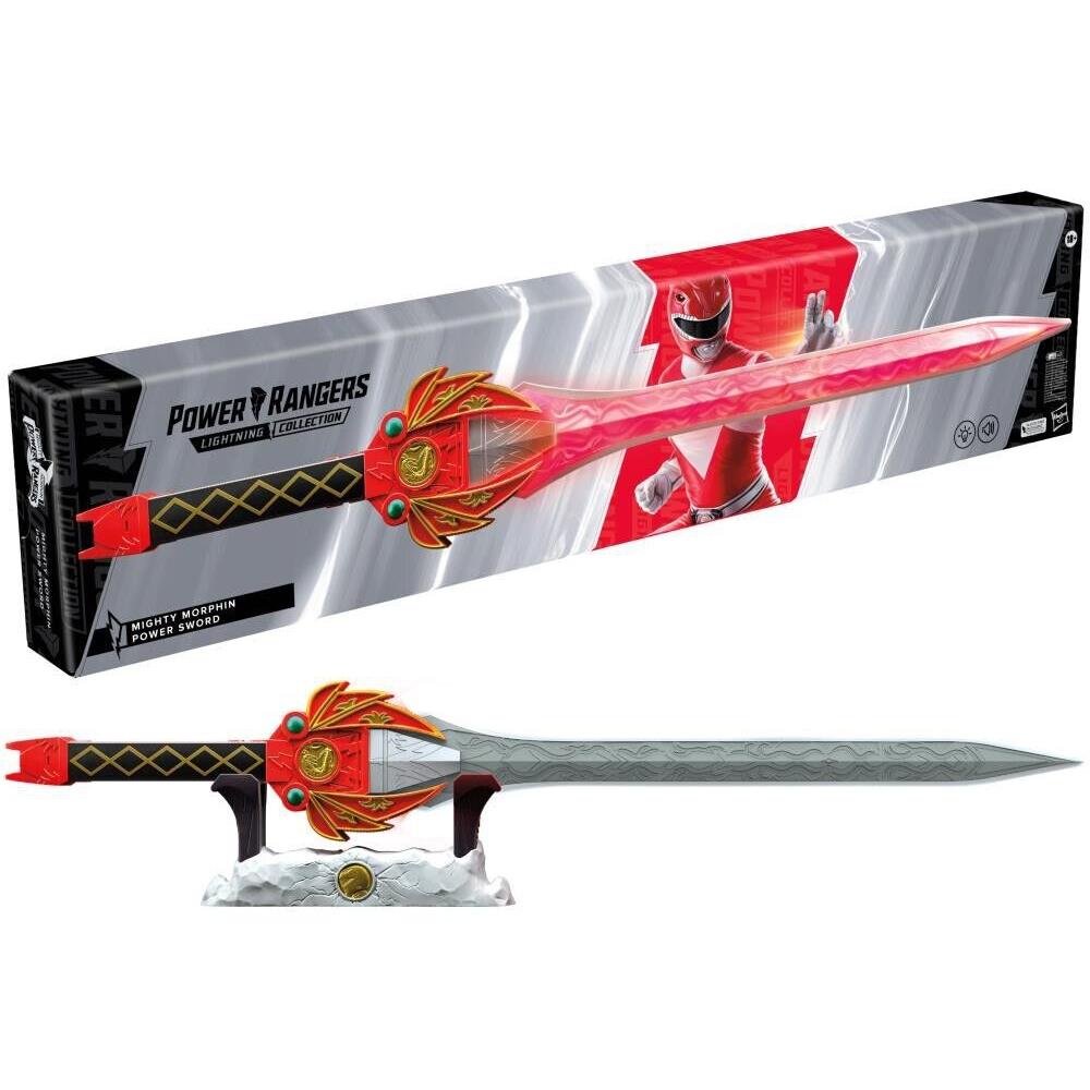 Mighty Morphin Lightning Collection Red Ranger Power Sword Role Play Toy