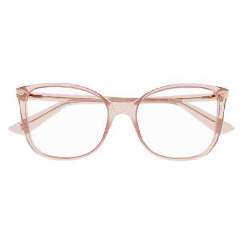 Gucci GG0026O Eyeglasses Women Cat Eye 53mm