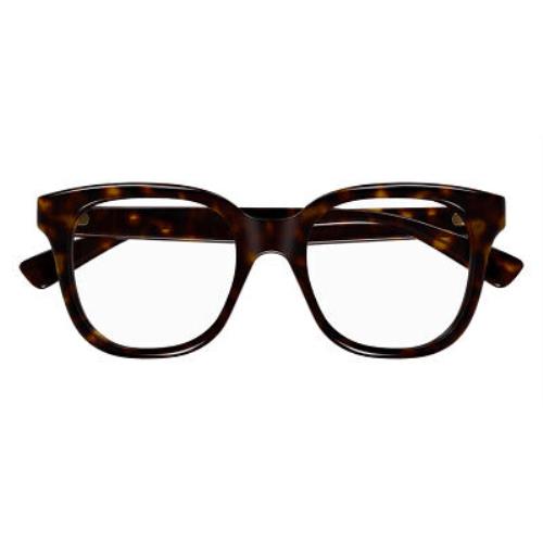 Gucci GG1173O Eyeglasses Women Havana Cat Eye 50mm