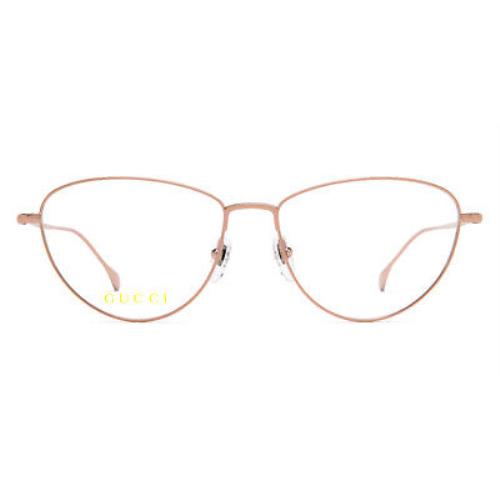 Gucci GG1185O Eyeglasses Women Gold 003 Cat Eye 54mm