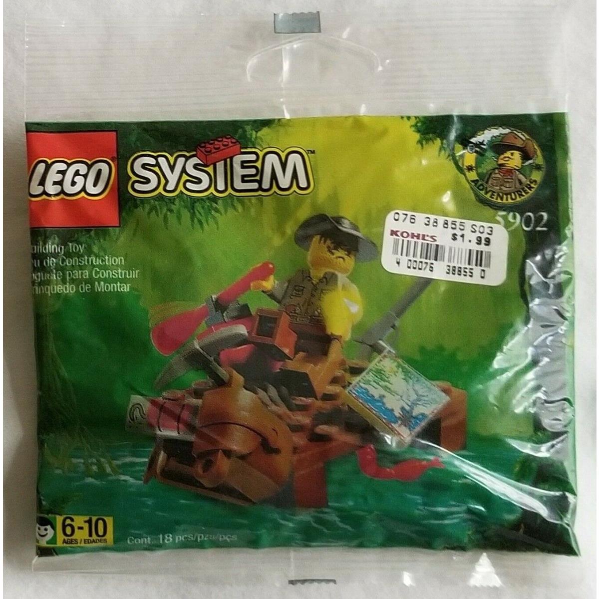 Lego 5902 - Adventurer`s Jungle Raft Polybag Set