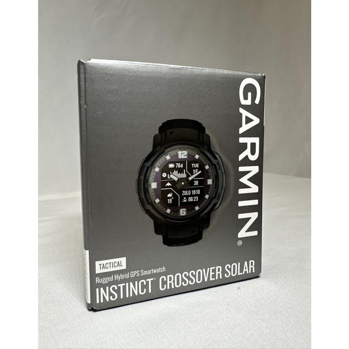 Garmin Instinct Crossover Solar Gps Watch 010-02730-11 - Tactical