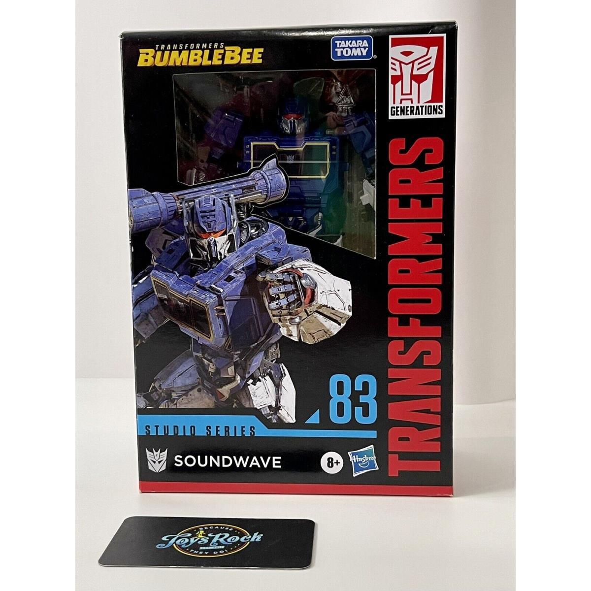 Soundwave Hasbro F3173 Transformers Studio Series 83 Usa G1 Bumblebee Movie