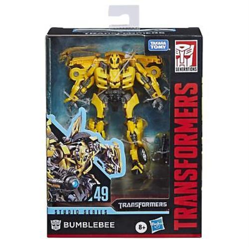 Transformers Toys Studio Series 49 Deluxe Class Movie 1 Bumblebee Action