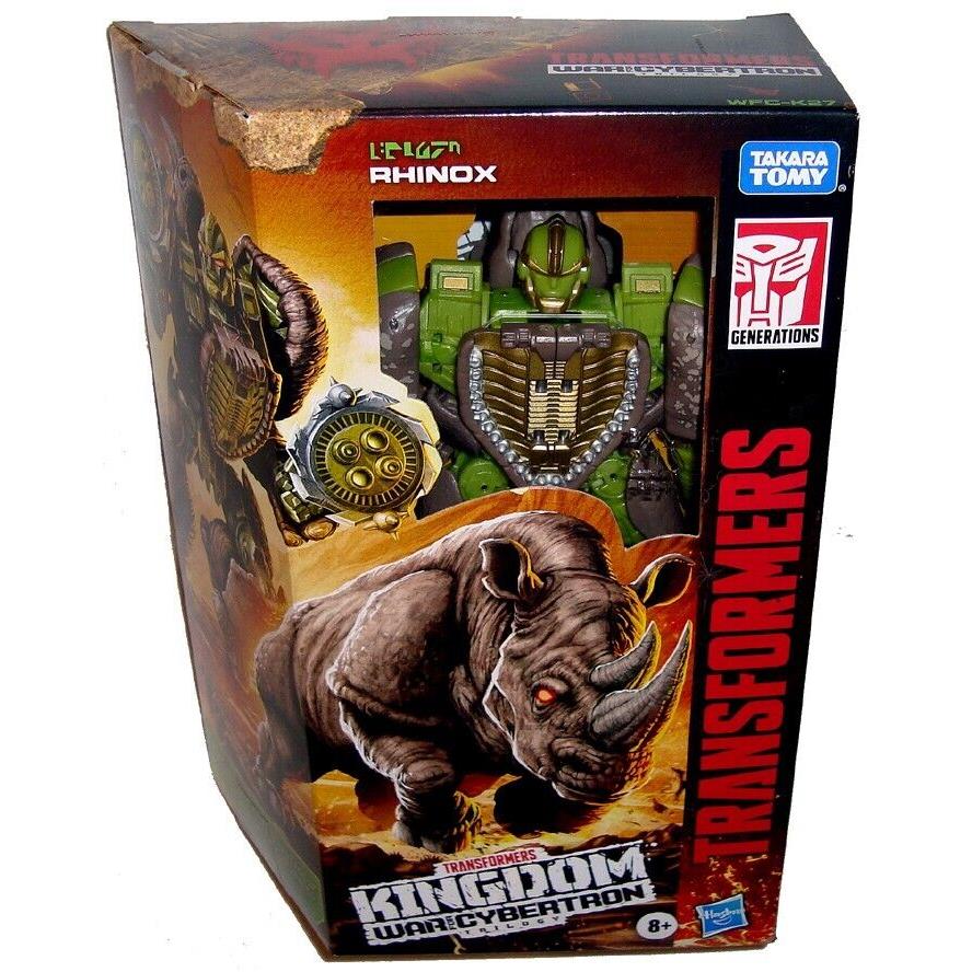 Hasbro Transformers Rhinox Voyager Figure Kingdom War For Cybertron Takara Tomy Toy