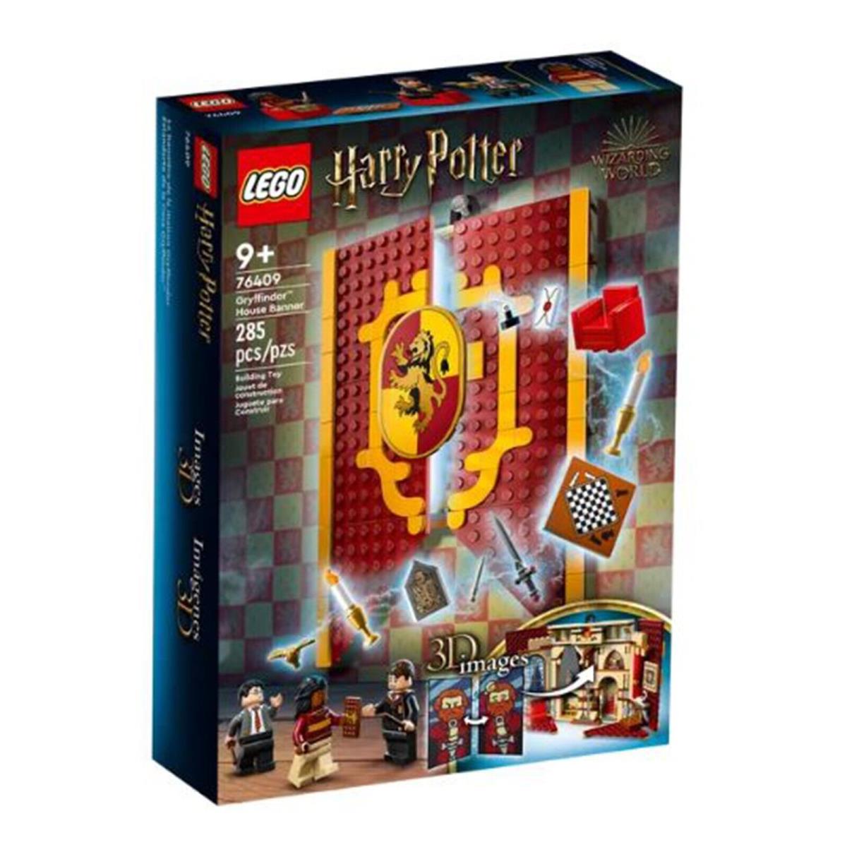 Lego Harry Potter Gryffindor House Banner Building Set 76409