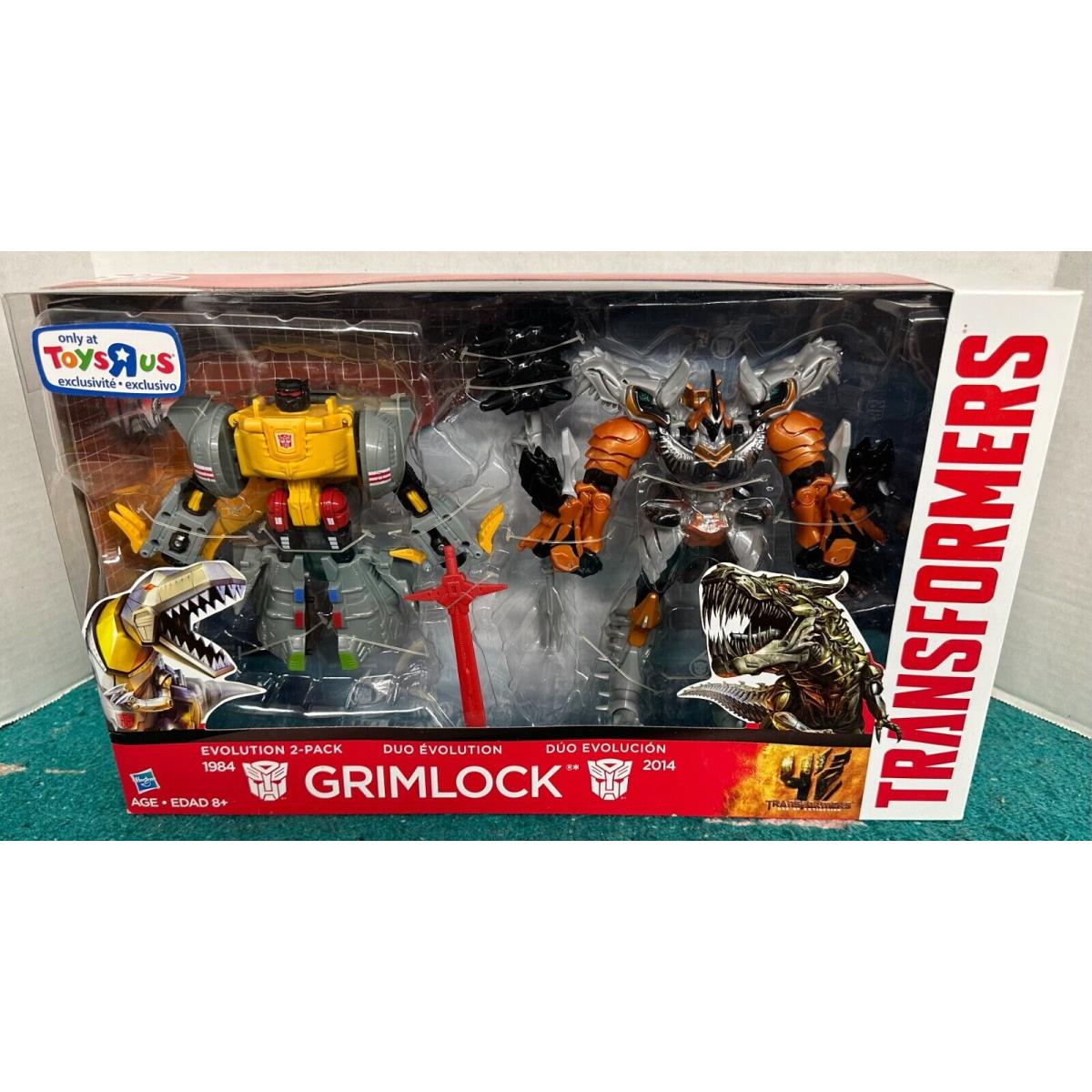 Hasbro Transformers 1984 Grimlock Evolution 2-Pack Toys R` Us Exclusive 2014