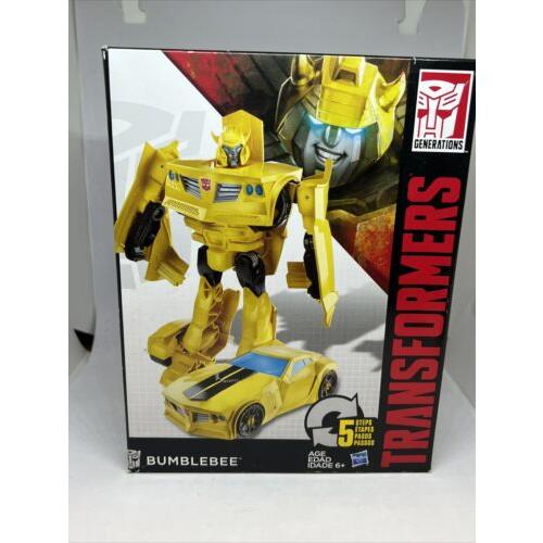 Transformers Generations Cyber Commander Bumblebee Action Figure Box