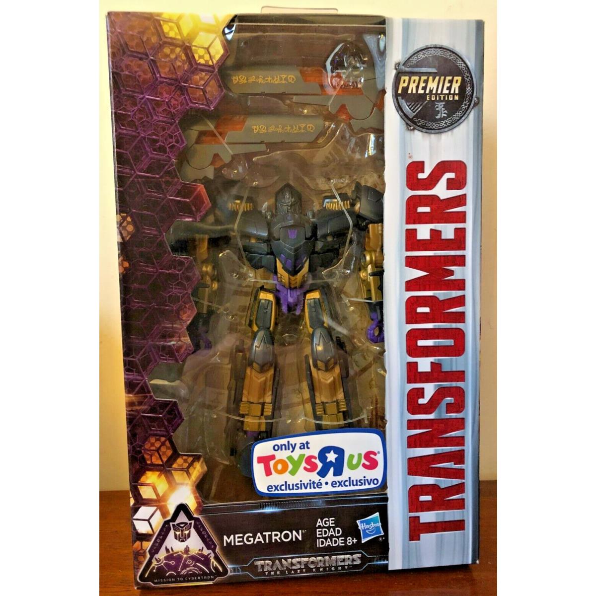 2016 Transformers The Last Knight Premier Edition Megatron Toys R US Exclusive