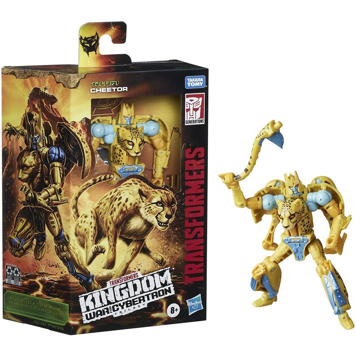 Transformers Toys Generations Wfc Kingdom Deluxe WFC-K4 Cheetor Action Figure