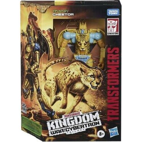 Kingdom: War For Cybertron Trilogy Cheetor Deluxe Action Figure WFC-K4