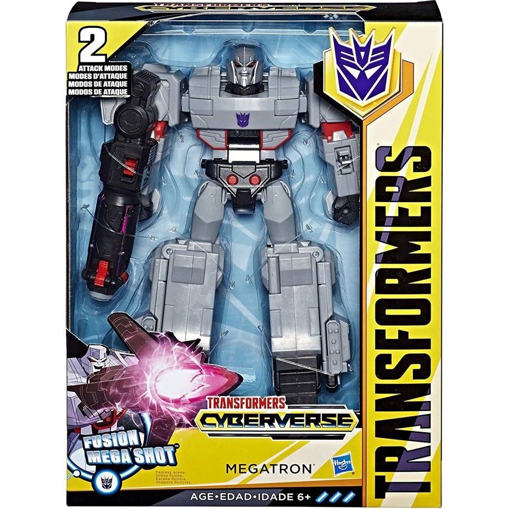 Transformers Cyberverse Megatron Ultimate Action Figure Fusion Mega Shot