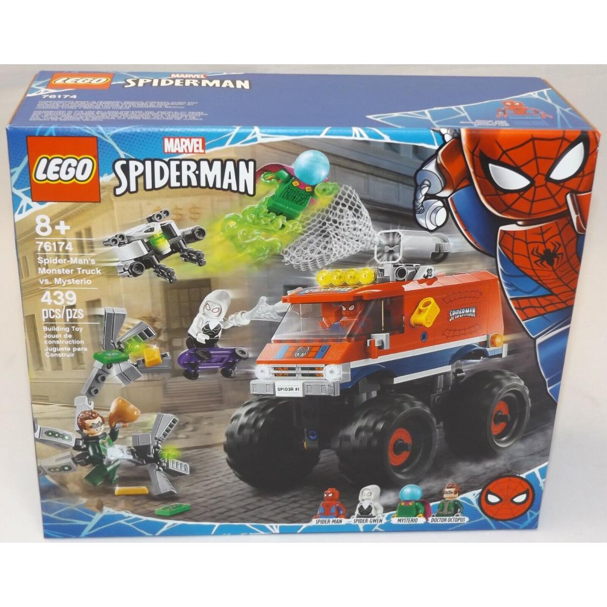 Lego 76174 Spider-man`s Monster Truck vs Mysterio Spider-gwen Dr Octopus