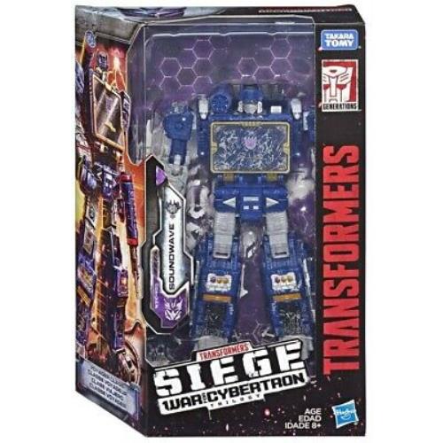 Hasbro Generations War For Cybertron: Siege Soundwave Voyager Action Figure WFC-S25
