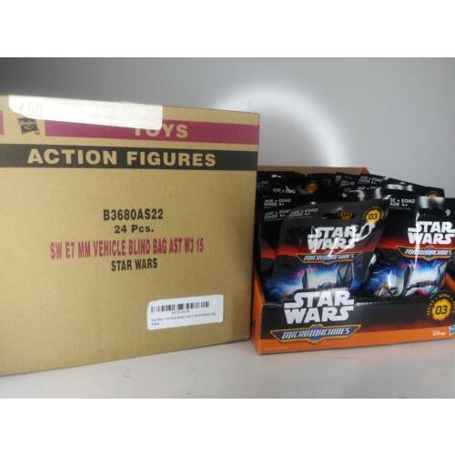 Hasbro Star Wars Micro Machines Series 3 Mystery Minis Blind Box 23 Packs Case