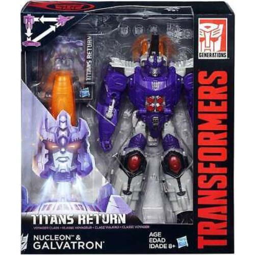 Hasbro Transformers Generations Titans Return Galvatron Nucleon Voyager Action Figure
