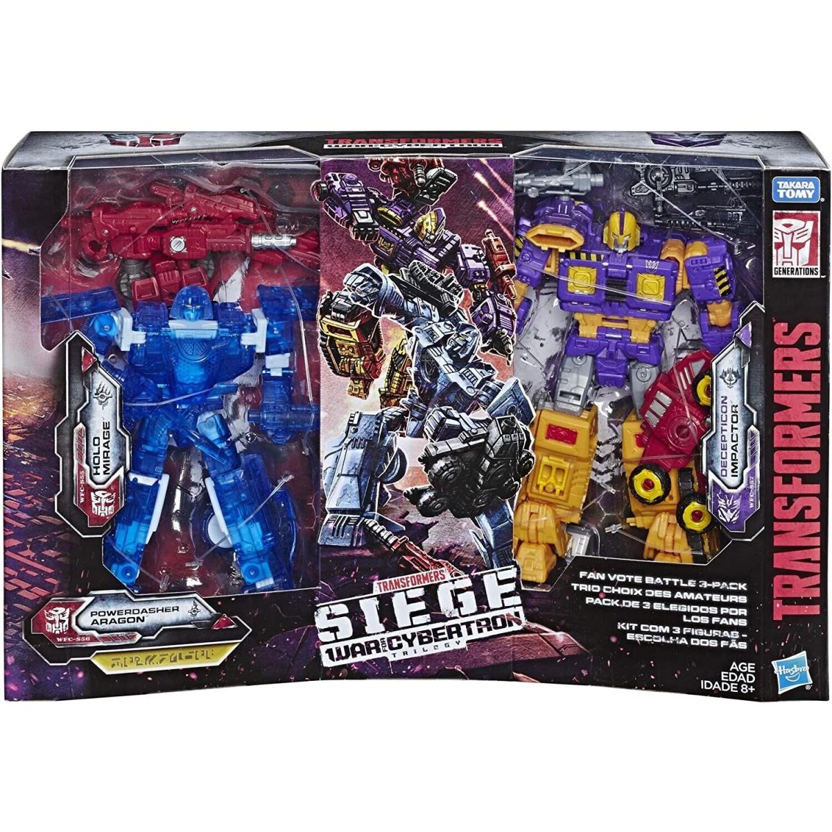 Transformers Toys Generations War For Cybertron Deluxe Fan-vote Battle 3 Pk