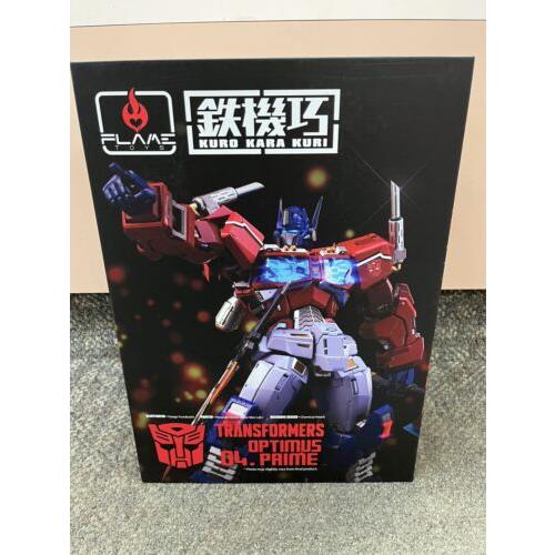 Flame Toys Kuro Kara Kuri Transformers Optimus Prime Action Figure ST
