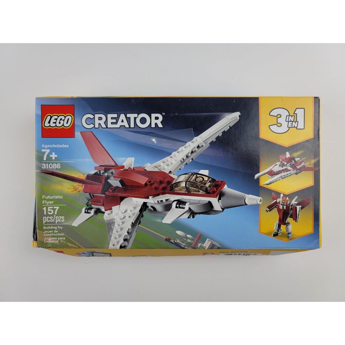Lego Creator Futuristic Flyer Building Kit 31086 3 In 1 -157 Pieces