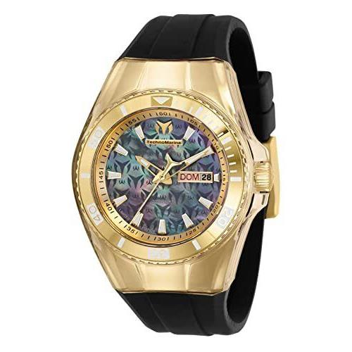 Invicta Technomarine Women`s TM-115325 Quartz Cruise Monogram Black Dial Watch