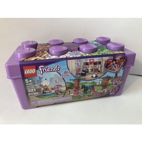 Lego Friends Heartlake City Brick Box 41431 Purple 321 Pieces