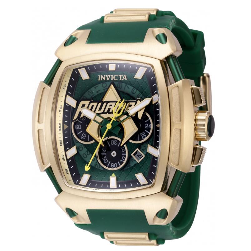 Invicta Diablo DC Comics Aquaman Men`s 53mm Limited Chrono Watch 43740 Rare