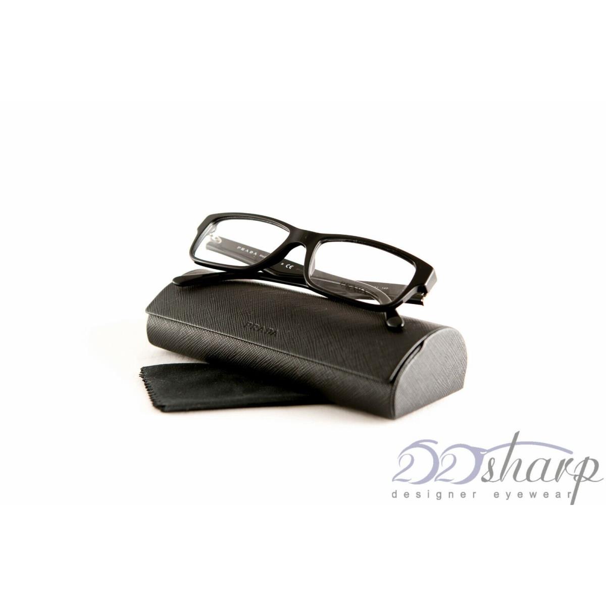 Prada Eyeglasses-vpr 16M 1AB-1O1 Black