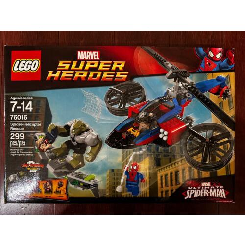 Lego 76016 Spider-helicopter Rescue Spiderman Green Goblin