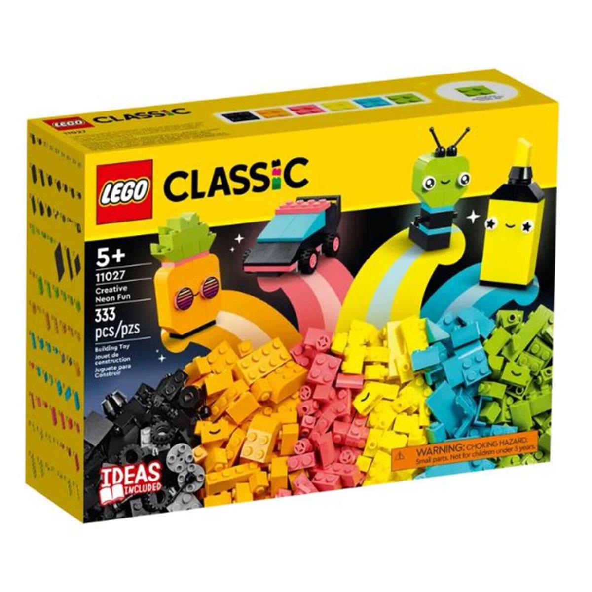 Lego Classic Creative Neon Fun Building Set 11027 IN Stock