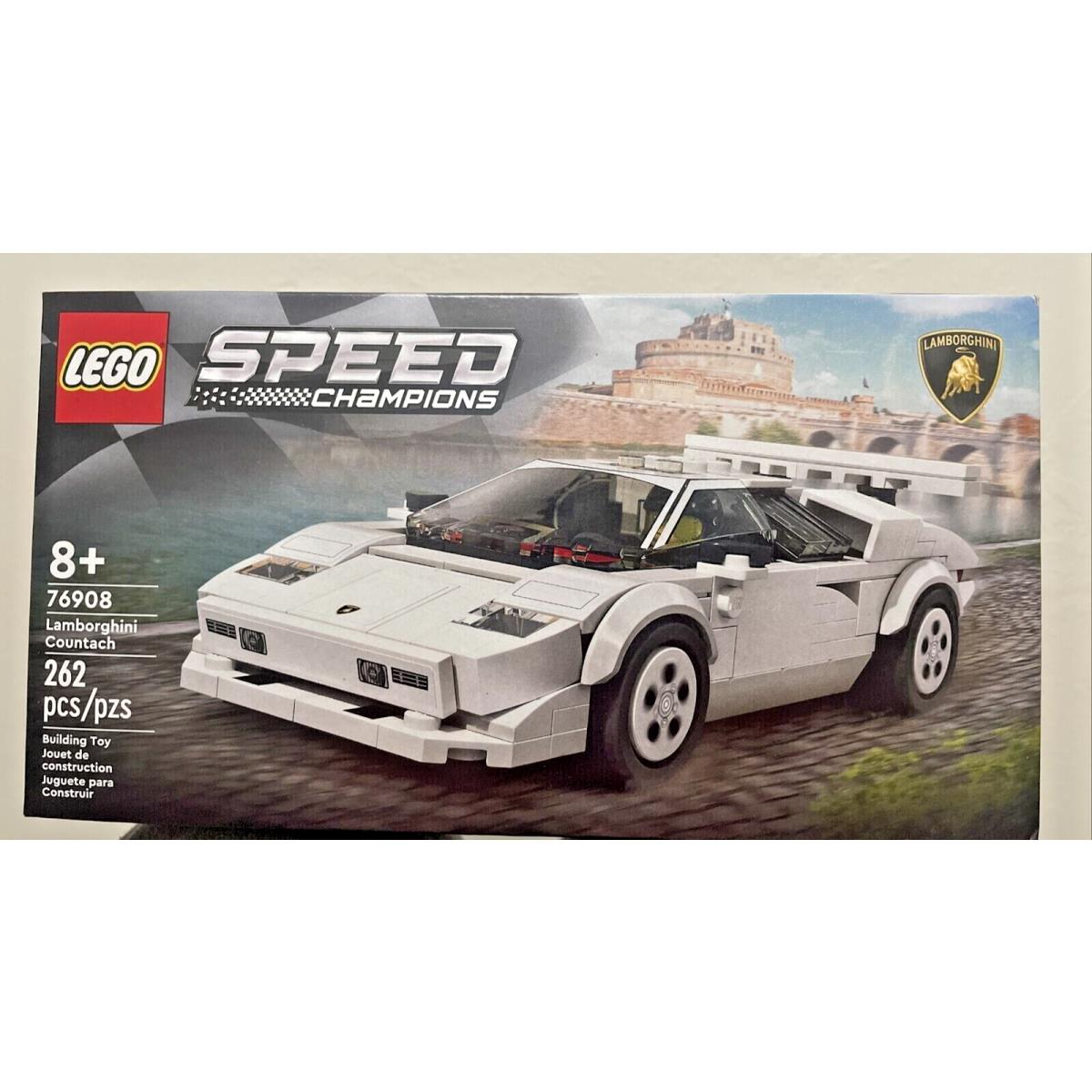 Lego Speed Champions Lamborghini Countach 76908 Building Kit 262 Pcs