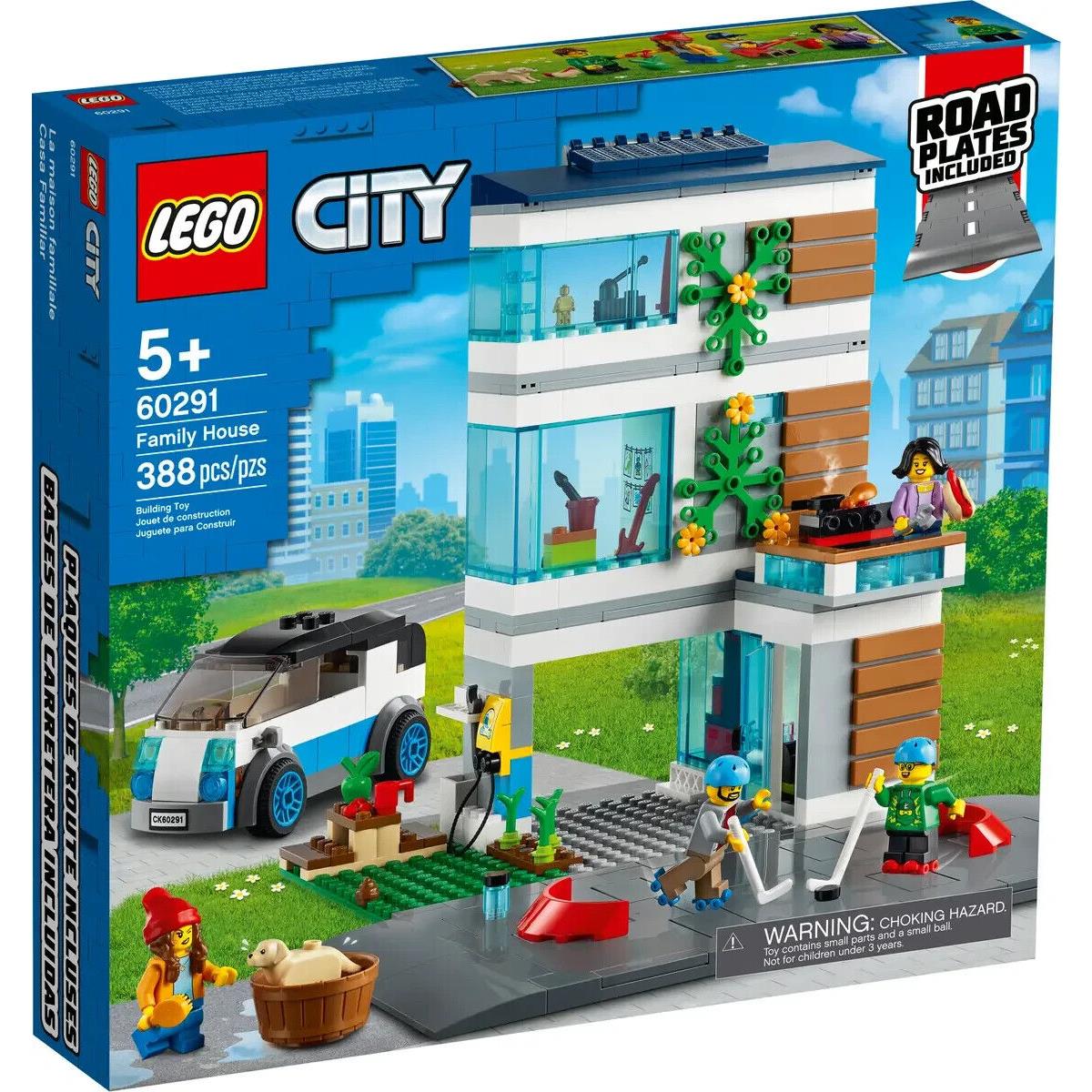 Lego City Family House 60291 Retired Set 388 Pieces