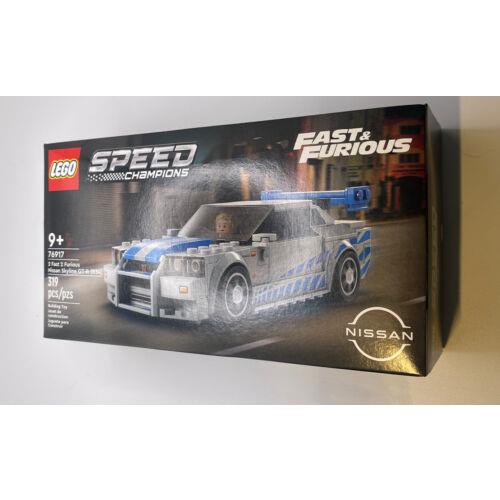 Lego Speed Champions 76917 2 Fast 2 Furious Nissan Skyline Gt-r R34 IN H